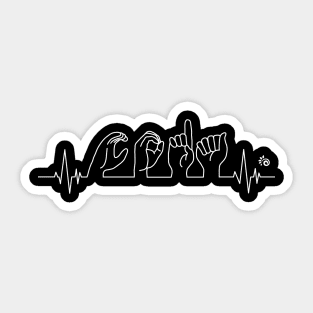 Heartbeat CODA Sticker